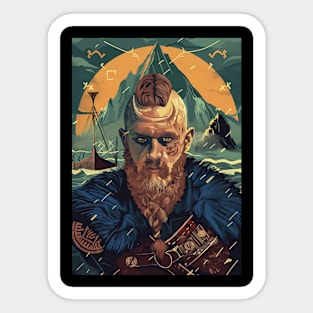 Viking Warrior Sticker